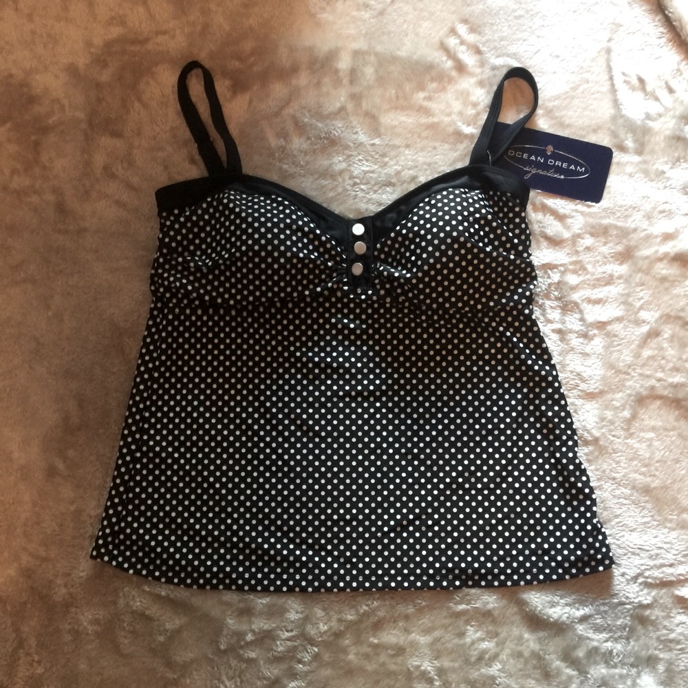 Ocean Dream Signature Polka Dot Tankini Top